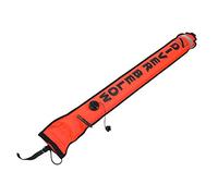 Tbest Marker Float,delayed marker buoy,5ft Diving Marker with High Visibility Reflective Band Inflatable Scuba Diving SMB Signal Marker Buoy Accessory Diving Safety Gear(Red)