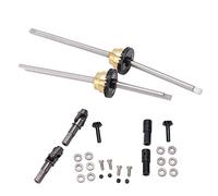 Tbest Metal Drive Shaft Gear Bridge Axle Differential Kit for WPL C14 C24 C34 C44 B14 B16 B24 B36 1/16 RC Car - CNC Machined Aluminum Alloy Upgrade Part for Enhanced Durability &