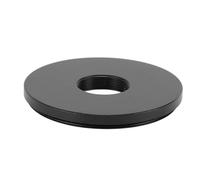 Tbest Microscope Objective Lens Adapter Sturdy Aluminum Alloy RMS Thread for Camera DSLR Macro Telephoto Lenses Lab Equipment Photography Enthusiasts (49mm)