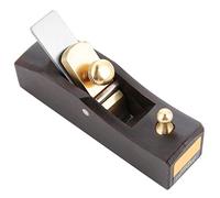 Tbest Mini Flat Bottom Hand Plane 13mm - Steel & Ebony Wood - Woodworking Tool for Trimming, Smoothing & Crafting (Planing Diameter 13mm)