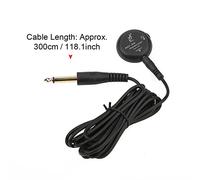 Tbest Mini Piezo Pickup Tranucer Guitar Pickup Contact Microphone Tranucer with Cable replacement for Acoustic Classical Folk Guitar Ukelele Violin