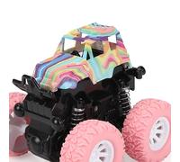 Tbest Mini Slope Four -wheel Drive Except Road Vehicle Toy Car for Children Climbing Stunt Auto Drop Resistant Toy Car (Pink)
