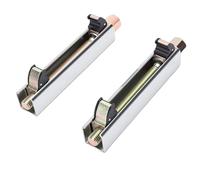 Tbest Motorcycle Coil Spring Compressor, Chrome Molybdenum Steel, 20-100mm Clamping Width, 156mm Length, 3/8in Drive, 17mm Hex Head, Guide Rail, Protective Sleeve, Manual Operation,