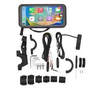 Tbest Motorcycle Display Screen GPS Navigation Motorcycle Touch Screen 6.25 in HD IPS IP67 Bluetooth Wired Remote Auto Light Sensor with Helmet Headset for Auto
