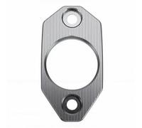 Tbest Motorcycle Exhaust Tip Cover Exhaust End Protector Muffler Cover CNC Aluminum Alloy Replacement for ADV350 2021 to 2026 with Oxidation Rustproof Protection (Silver)