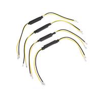 Tbest Motorcycle LED Turn Signal Decoder High Performance 20W Load Resistor Flasher Fixer for Quick Flash Problem Solution Compatible with 12V24V Bikes Cars 4PCS Pack