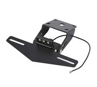Tbest Motorcycle License Plate Holder Eliminator with LED Light Black Aluminum Fit for 125 250 390 2017 2021 Models