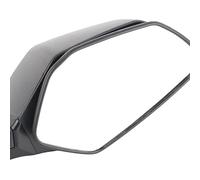 Tbest Motorcycle Rear View Mirrors with LED Turn Signal Lights Universal ABS Glass Black Replacement for NINJA ZX10R H2 400
