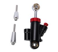 Tbest Motorcycle Steering Damper Stabilizer Adjustable Universal Aluminum Alloy Steering Shock Absorber for Enhanced Stability and Control on All Motorcycles