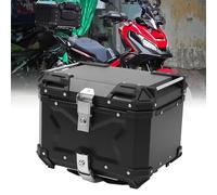 Tbest Motorcycle Top Case 45L Aluminum Alloy (Black) | , Spacious storage, Enhanced security, Arrow Storage Case system