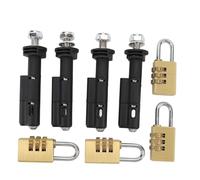 Tbest Mounting Pins 17mm Lockable Theftproof Kit for MKII | Nylon and Stainless Steel,Roof Rack and Truck Bed Rack,M10 Compatibility,Traction Board Use,Padlock Security