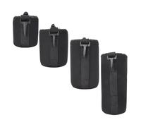 Tbest Neoprene Camera Lens Storage Bag 4PCS S M L XL Portable Shockproof Lens Cover Protective Pouch for Travel