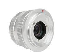 Tbest NEWYI 25mm F1.8 II Optical Glass Silver Large Aperture Fixed Focus Manual Lens for Scenery Humanistic Photography (M4/3 port)