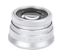 Tbest NEWYI 35mm F1 6 Large Aperture Manual Focus Lens for Mirrorless Cameras Black Silver Optical Glass Alloy Fixed Photography Enthusiasts (FX port)