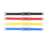 Tbest NFC Bracelet T5577ID Copyable 4 Colors Silicone Wristband for Access Control Elevator Attendance System NFC BraceletNFC Wris Bracelet Independent Has an That Function When for