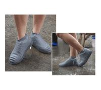 Tbest Non-Slip Silicone Shoe Covers, Shoe Protectors for Women Men, with Non Slip Soles, for Outdoor Activities (M)