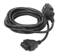 Tbest OBD2 Diagnostic Cable 16 Pin to Flexible Durable Car Connector for Launch X431 PRO PRO3 Black 5m .4ft