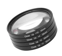 Tbest Optical Glass Macro Close Up Lens Filter Kit +1 +2 +4 +10 Professional Quality 58mm for DSLR Cameras Photography Enthusiasts