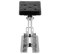 Tbest Outboard Motor Bracket Adjustable Heavy Duty Aluminum Mount for 2 Stroke 7.5 Engines Small to Medium Powerboats and Yachts
