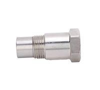 Tbest Oxygen Sensor Spacer Durable Catalytic Converter Fix X 1.5 Universal Accessory Silver