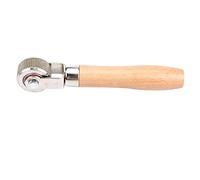 Tbest Patch Tire Repair Tool Premium Quality Wooden Handle Bearing Roller for Removing Trapped Air Ensuring Adhesion Seal Between Patch Tyre Ideal for Car Wheel Tire Puncture Repair (M)