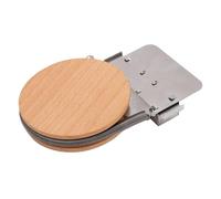 Tbest Patch Weaving Tool Kit 12 Metal Hooks with Wooden Disc for Clothing Repair Socks Sweaters Pants Easy Fabric Mending Portable Darning Machine