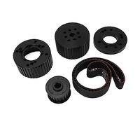Tbest PCE415.1008 Belt Drive Pulley Kit for Engine 318 340 360 Slip Cogged Belt, Pump & Crankshaft Pulley Replacement, PC2257 Compatible (Black)