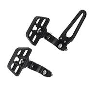 Tbest Pcs Rear Foot Pedal Passenger Foot Pedal Peg Left Right Footrest Bracket for R18 2020 and Later Motorcycle Accessory Rear Is for Replacement Please 2020 Model The You (Black)