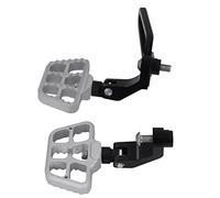 Tbest Pcs Rear Foot Pedal Passenger Foot Pedal Peg Left Right Footrest Bracket for R18 2020 and Later Motorcycle Accessory Rear Is for Replacement Please 2020 Model The You (Silver)