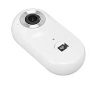 Tbest Pet Collar Camera 1080P HD Wireless Dog Cat Wearable Video Recorder Small Action with APP for Outdoor Vlogging Adjustable Strap Built in Battery (White)