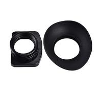 Tbest Plastic Camera Lens Eyepiece Eye Cup Black Accessory for 5DIII 1DX 7D Block Light Protect Durable Comfortable Photographers Wear Glasses 45 X 50mm