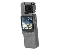 Tbest Pocket Cycling Camera 1080P HD Sports Action with Anti Shake Function and 2 Fill Lights for Biking Riding Vlogging Handheld Portable Recording Device (No Card)