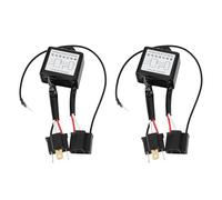 Tbest Polarity Converter 2pcs LED Negative to Positive Switch Harness Adapter Reversed with Design