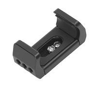 Tbest Power Bank Holder Aluminum Alloy Universal Powerbank Mount Clamp with Soft Rubber Pad for Camera Equipment Durable Portable Charging Accessory 53 to 80mm Width Range 1 / 4in