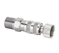 Tbest Professional Airbrush Coupler Arrow Storage Case Disconnect Fitting Brass Connector for Hose Universal Adapter Replacement