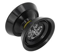 Tbest Professional Aluminum Alloy Advanced YoYo Ball for Training and Communication Skills Development (Black)