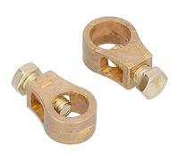 Tbest Pure Copper Battery Terminal Positive Negative Wire Connector Clamp Good Conductivity o Battery Connectors Reduce and Voltage Distortion loss. Transmission ? Pure Conductivity