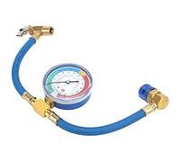Tbest R134A AC Pressure Gauge Refrigerant Charging Hose with Sturdy Meter 0 250psi Range for Automotive Air Conditioning Systems Plastic Metal Construction