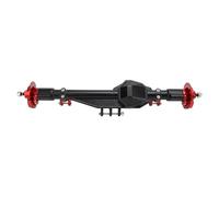 Tbest RC Axle Assembly, Aluminum Alloy Replacement Rear Axle Assembly for Axial RBX10 Ryft 1/10 Remote Control Car (Red)