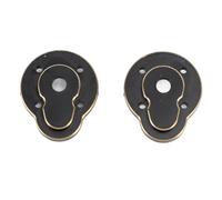 Tbest Rc Car Accessories, Durable 2pcs Copper Front Axle Portal Covers Counterweight For Hobbyplus 1/18 Rc Car