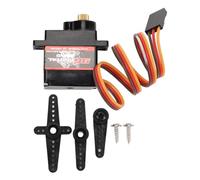 Tbest RC Car Micro Servo, 9G Micro Servo Full Metal Gear Steering for RC Robot Car Helicopter Airplane Controls Copper Gears with Fixed Wing