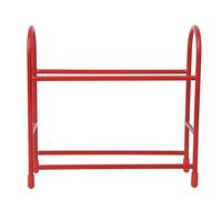 Tbest RC Car Tire Rack, Metal Wheels Storage Rack Tires Shelf Accessory for 1/10 Scale Car (Red) Model Toy