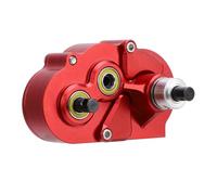 Tbest RC Car Transmission Case Aluminum Alloy Right Front Motor Gear Box with Bottom Plate for SCX10 II VS4 10 DLUX RC Car