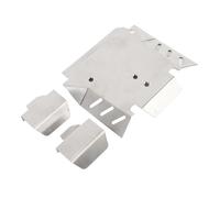 Tbest RC Chassis Armor Guard, Stainless Steel Anti Collision Stainless Remote Controlled Car Skid Plate for Axial 1/10 RBX10 Ryft