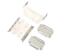 Tbest RC Chassis Armor of Long -lived Stainless Steel Body Protection Tanks for 1/8 1/10 RC Auto, Easy Installation for YK4102 YK4103 [Auto enthusiasts]