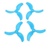 Tbest RC Drone Propellers, PC Lightweight 3 Blades Propellers Replacement for Avata 2 3032S FPV Drone (2 Pairs) (Blue)