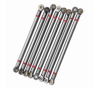 Tbest RC Link Rod Set, 313mm Aluminium Alloy Design (Blue Black)