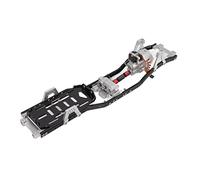 Tbest RC Metal Chassis 313mm Wheelbase Aluminum Alloy Frame 2 Speed Mode with 3 Channel Transmitter for Axial SCX10 1/10 Scale RC Car Black (Silver)