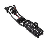 Tbest RC Metal Chassis 313mm Wheelbase Aluminum Alloy Frame 2 Speed Mode with 3 Channel Transmitter for Axial SCX10 1/10 Scale RC Car Black (Black)