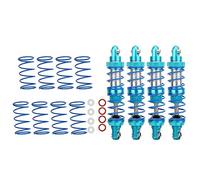 Tbest RC Shock Absorber Damper, 4pcs Metal Shock Damper with Spare Springs Universal for TRX4 SCX10 D90 1/10 RC Crawler(70mm)